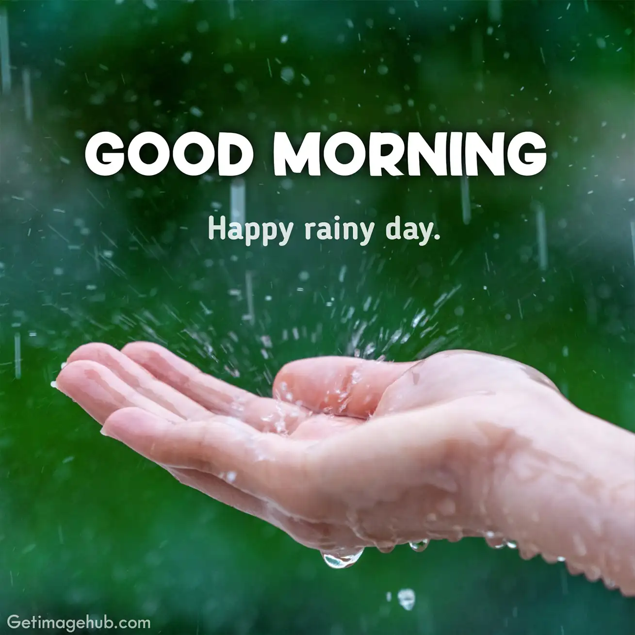 Good morning rainy day picture HD