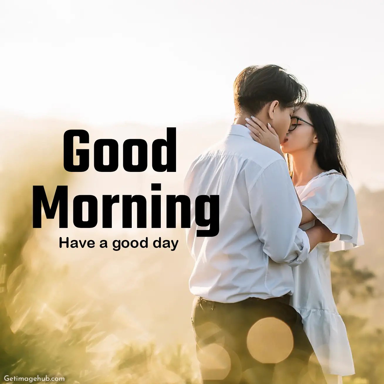 Good morning kiss picture HD