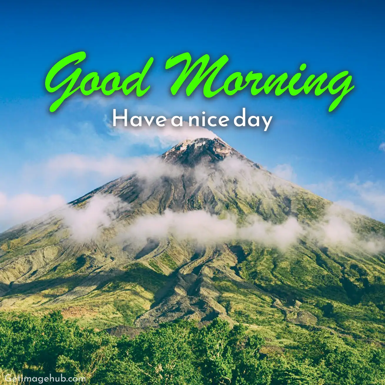 Good morning mountain images hd