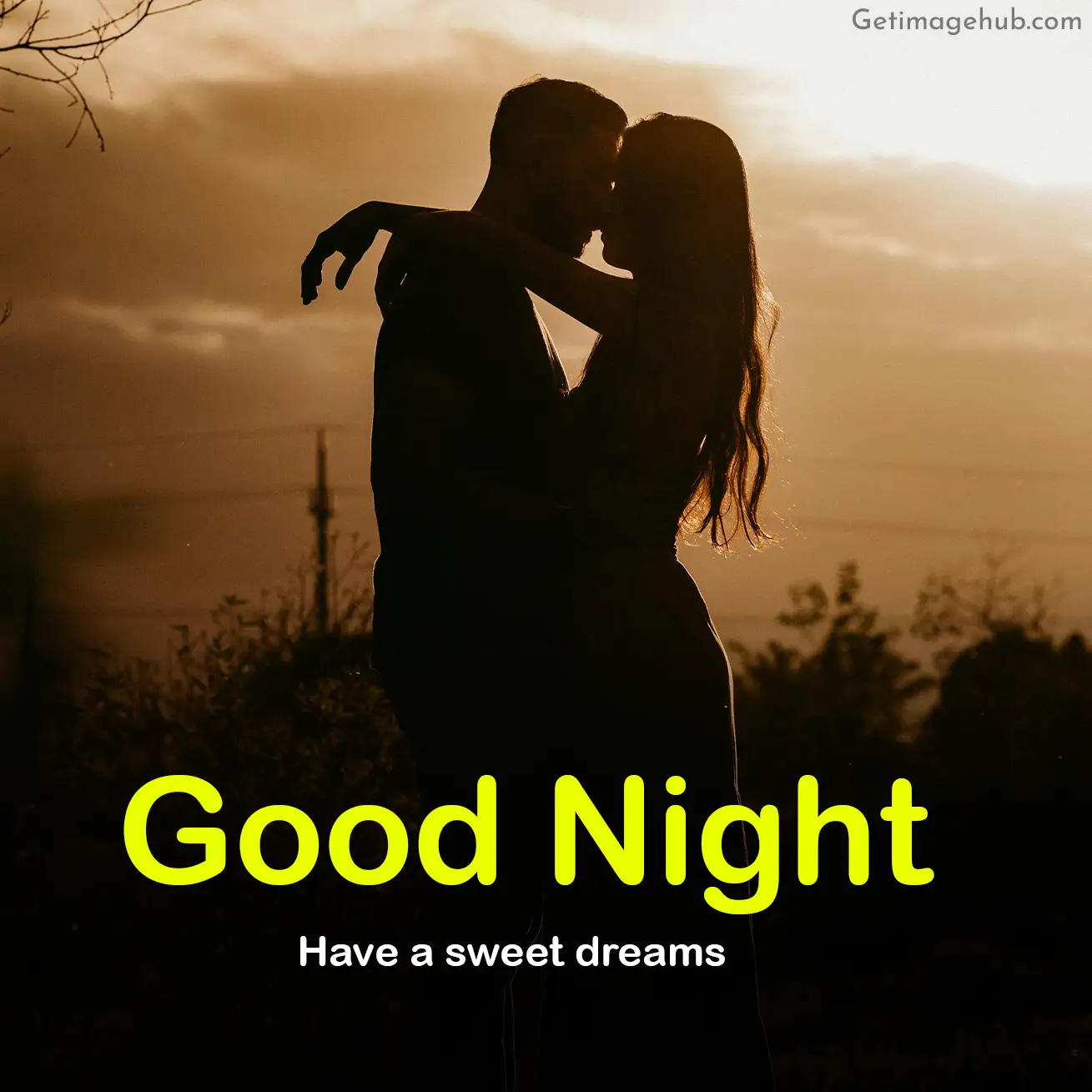 HD good night kiss images