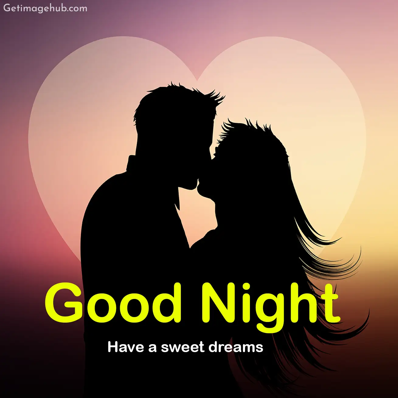 Good night kiss images