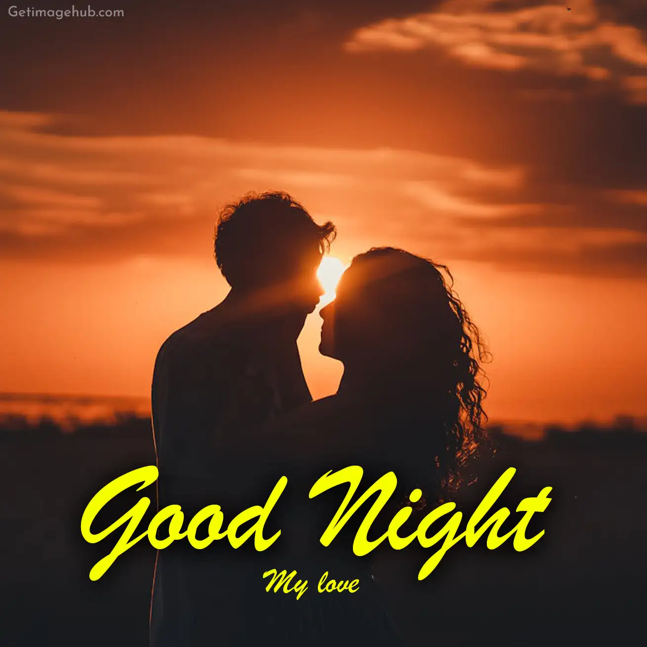 Good night love images