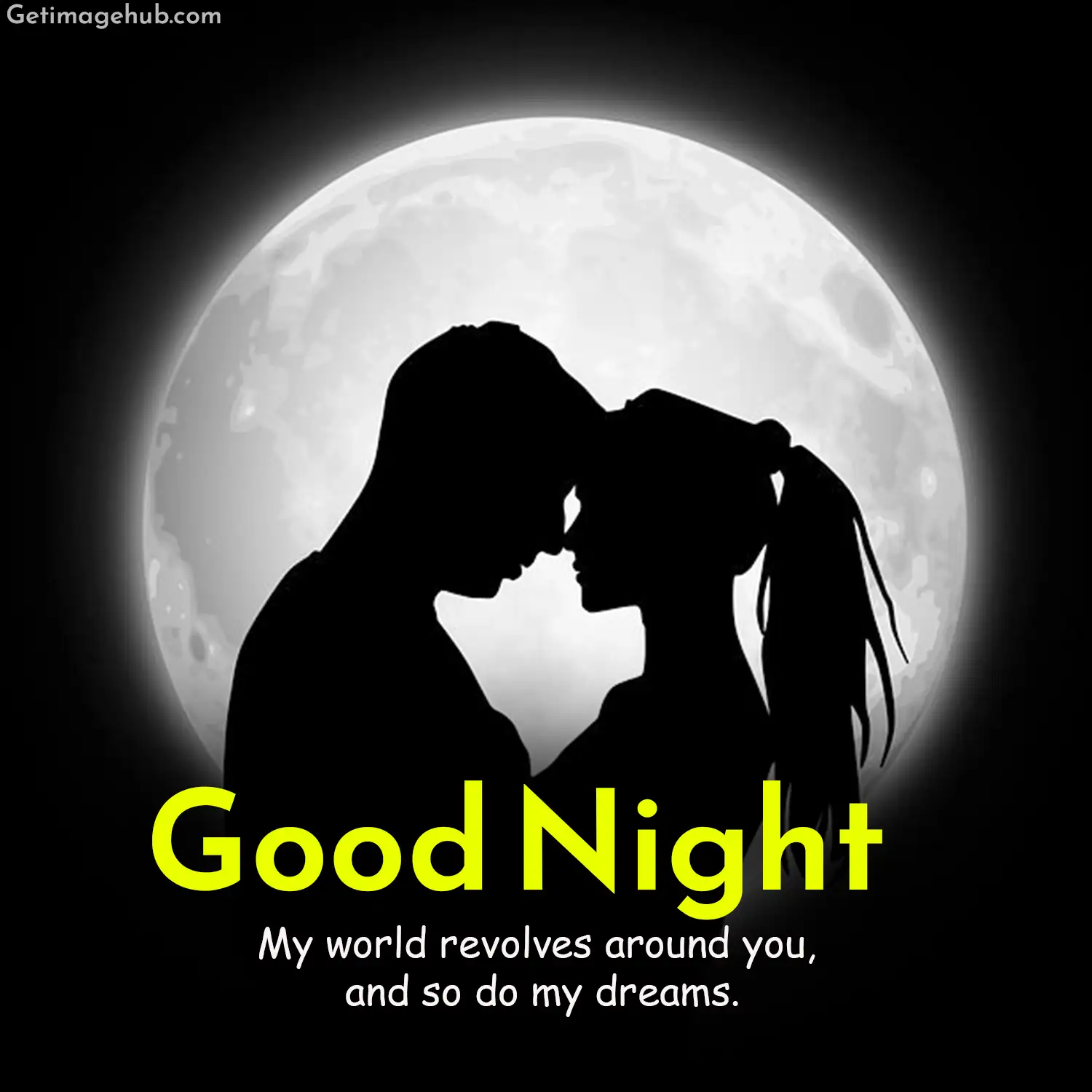 Good night love images