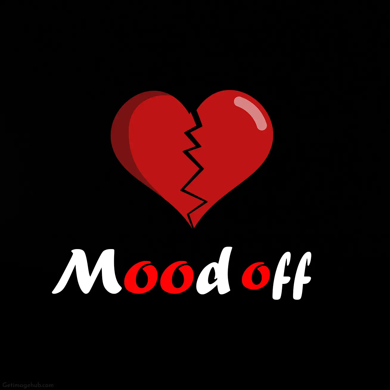 Broken heart DP Mood off