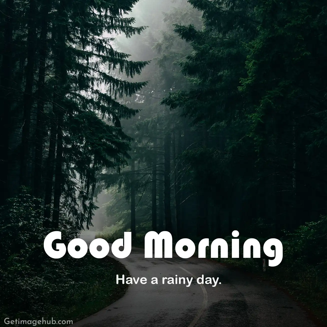 New good morning has a rainy day