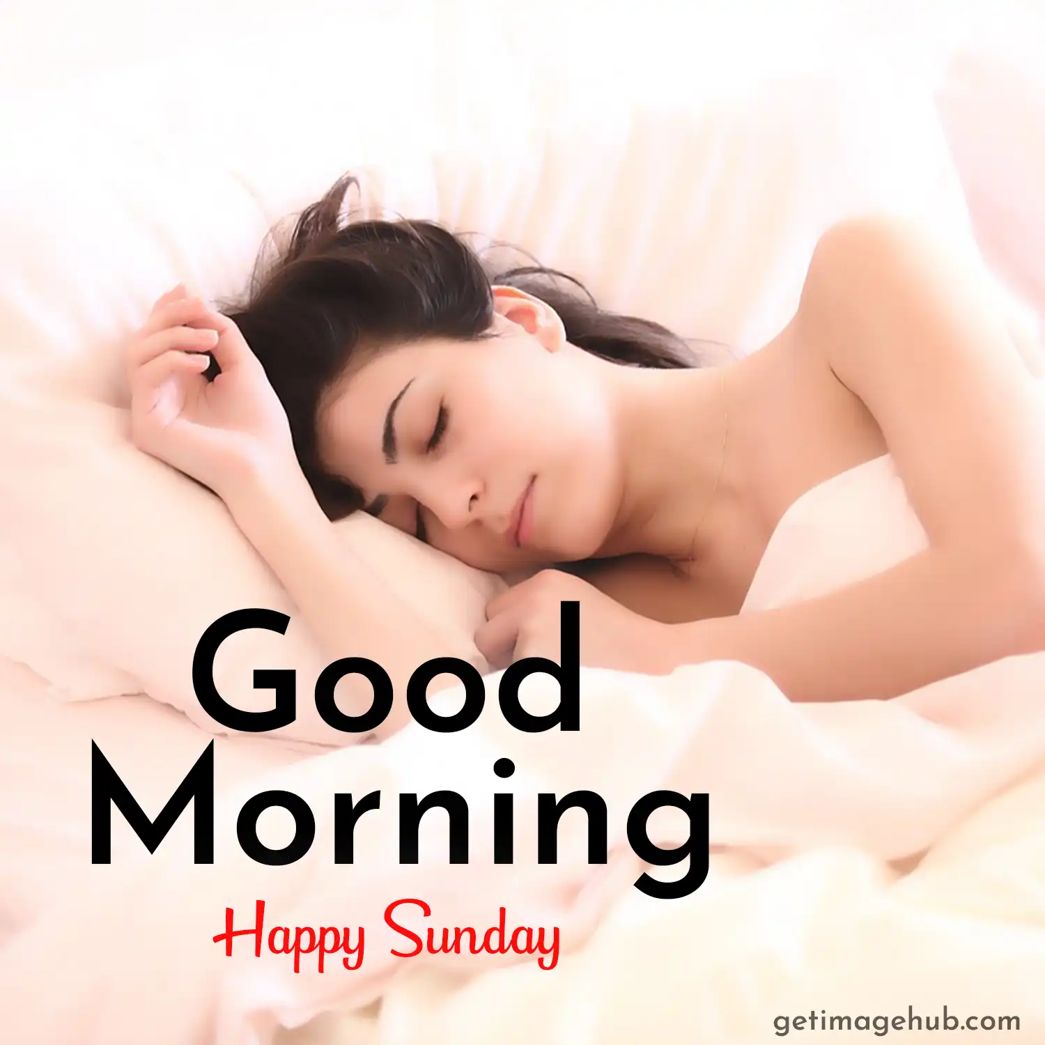 woman fell asleep girl image good morning