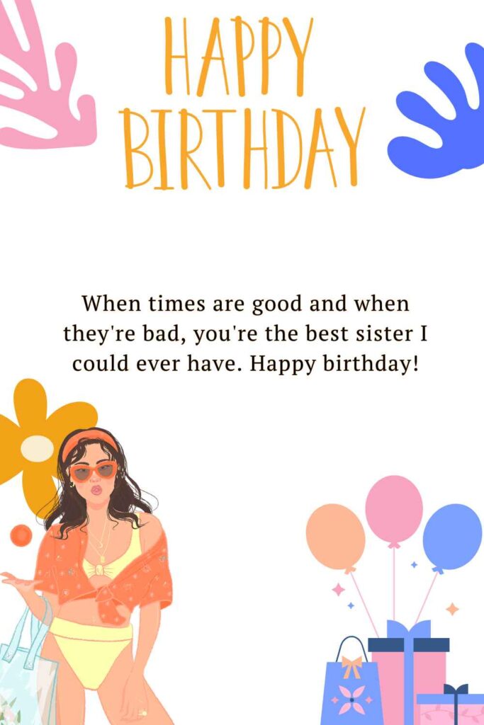 birthday wishes for sister