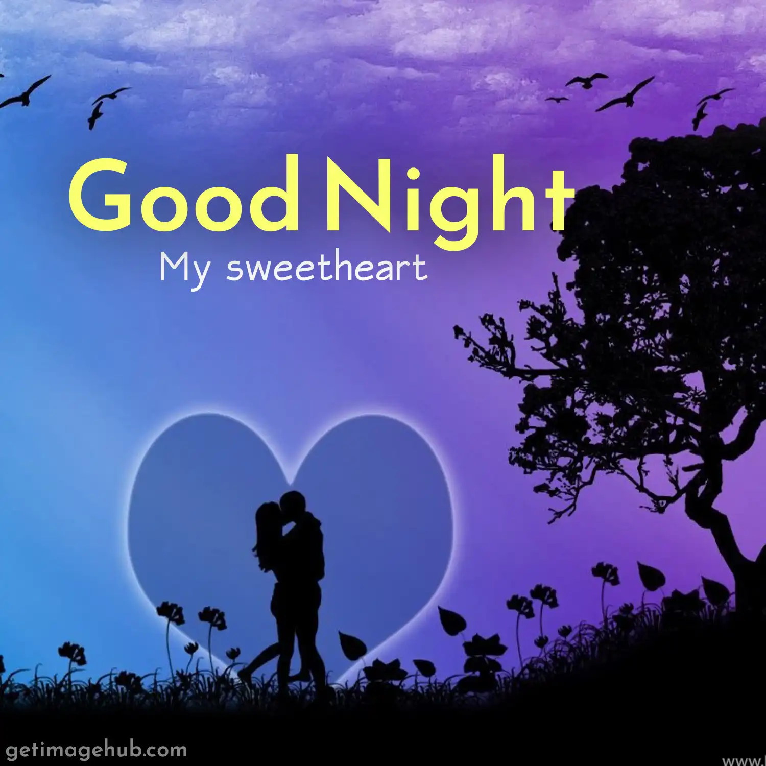 Good night love images hd