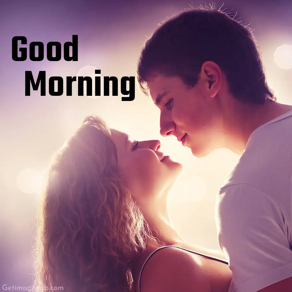 Good morning kiss gif