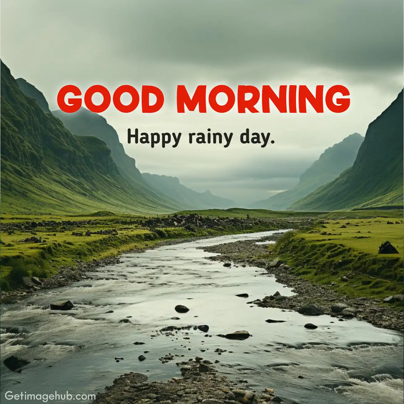 Good morning pictures with rain